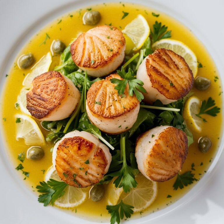 Seared Scallop Piccata Recipe