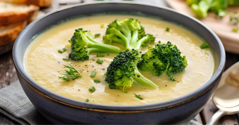 Broccoli Cheddar Soup 🥦✨🧀