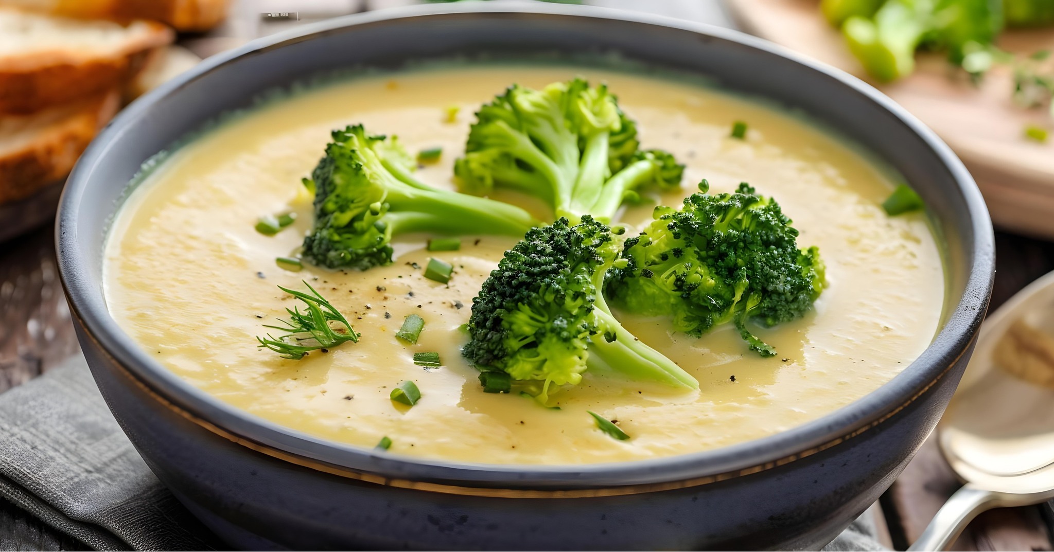 Broccoli Cheddar Soup 🥦✨🧀