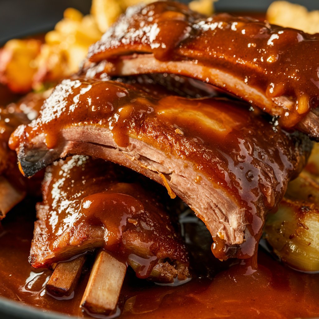 Glazed Ribs with honey