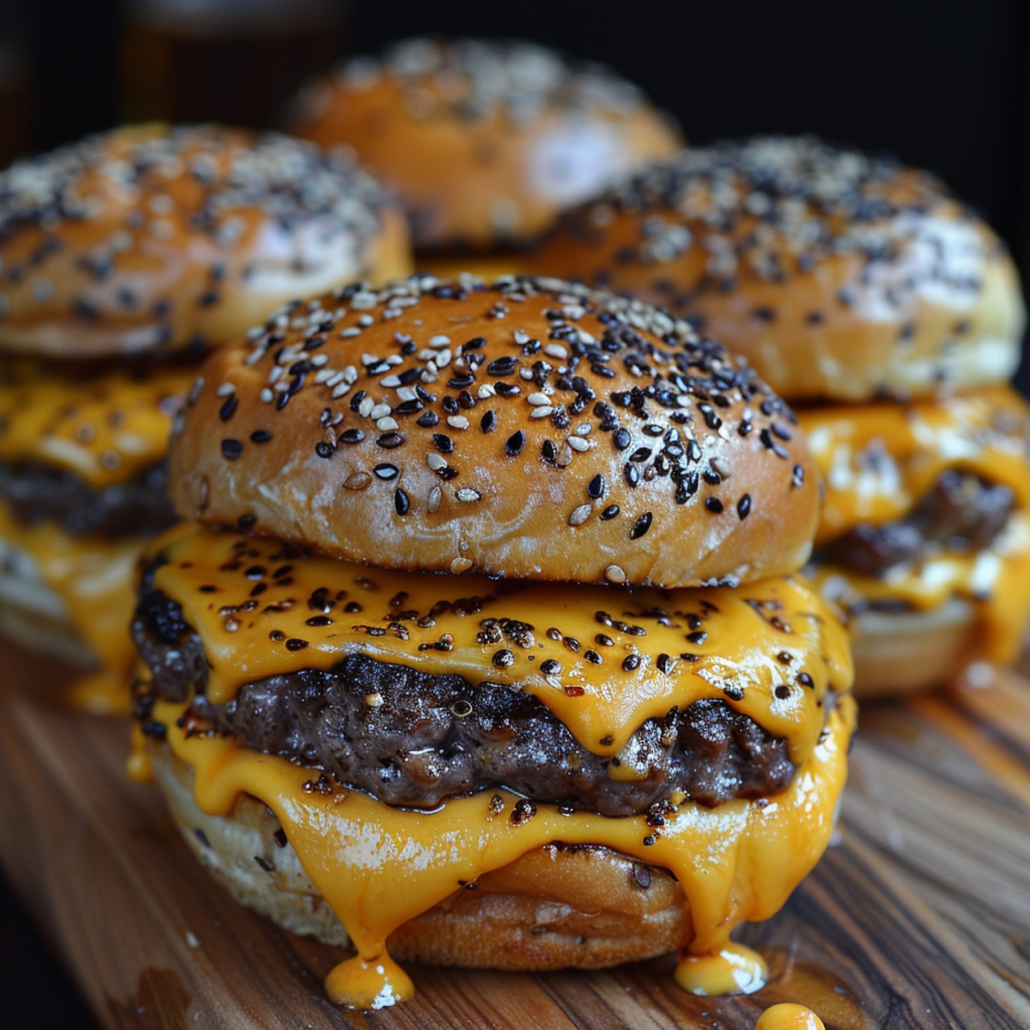 Cheeseburger Pretzel Bombs