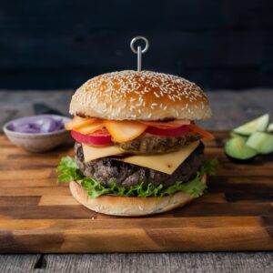 Burgers with Tillamook Cheese