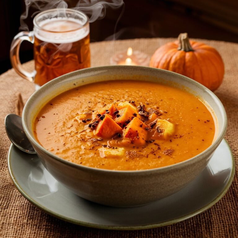 Pumpkin Ale Soup