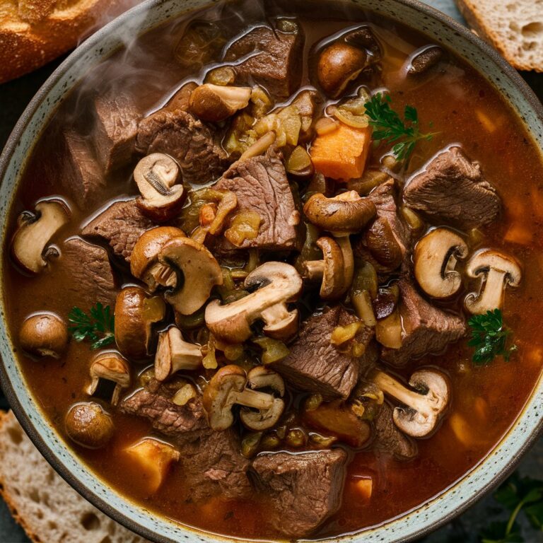 Beef and Mushroom Stew