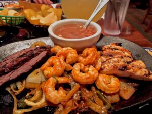 Steak with Shrimp and Crawfish Sauce