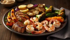 Rustic Grilled Seafood Platter