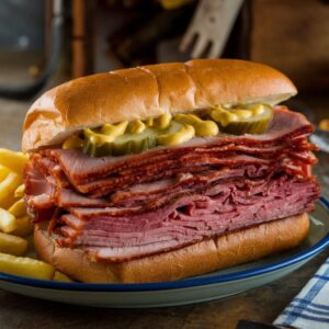 Montreal Smoked Meat Sandwich