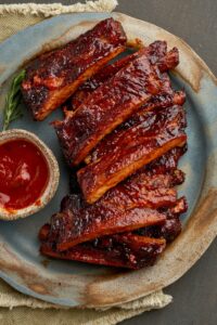 Ribs à la sauce barbecue