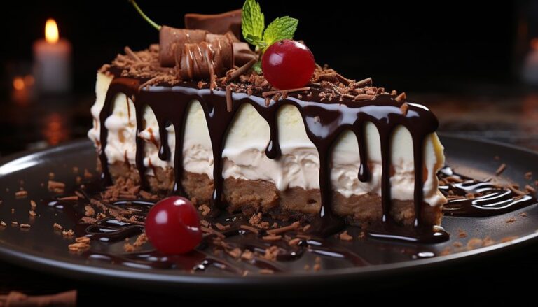 Hot Fudge Sundae Brownie Cheesecake