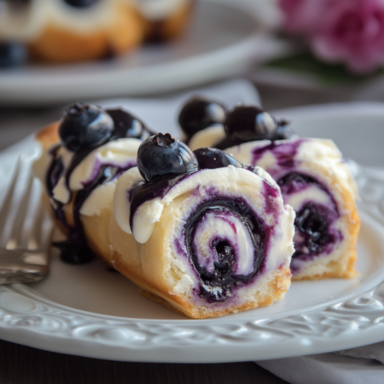 Blueberry Cheesecake Rolls