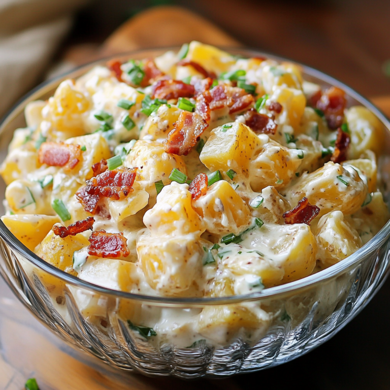 Cheesy Bacon Ranch Potato Salad