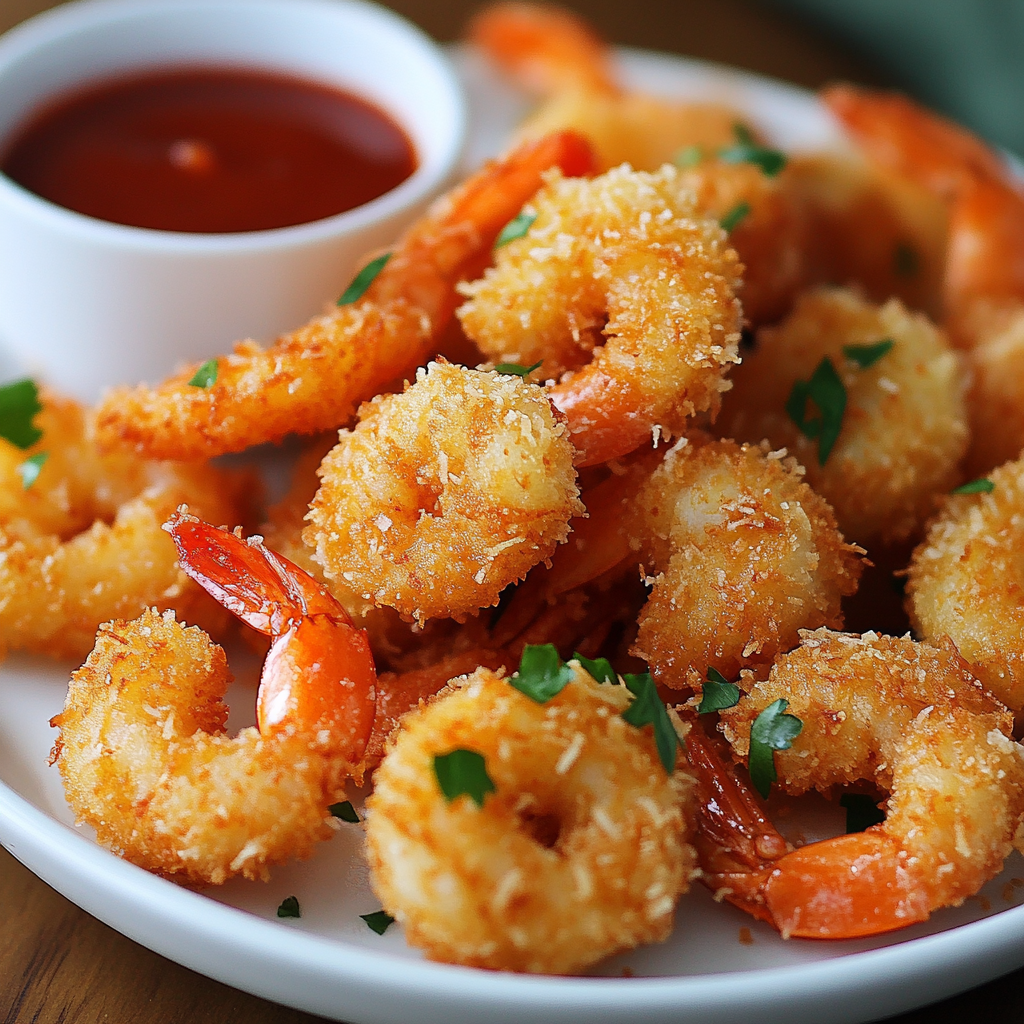 Crispy Coconut Shrimp 🥥🍤