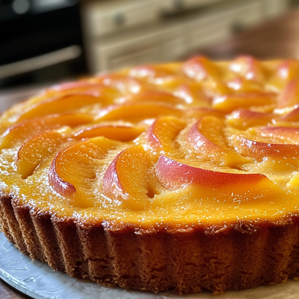 Delicious Peach Cake recipe